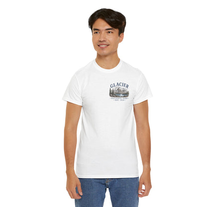 Glacier National Park Scenic Mountain Landscape T-Shirt