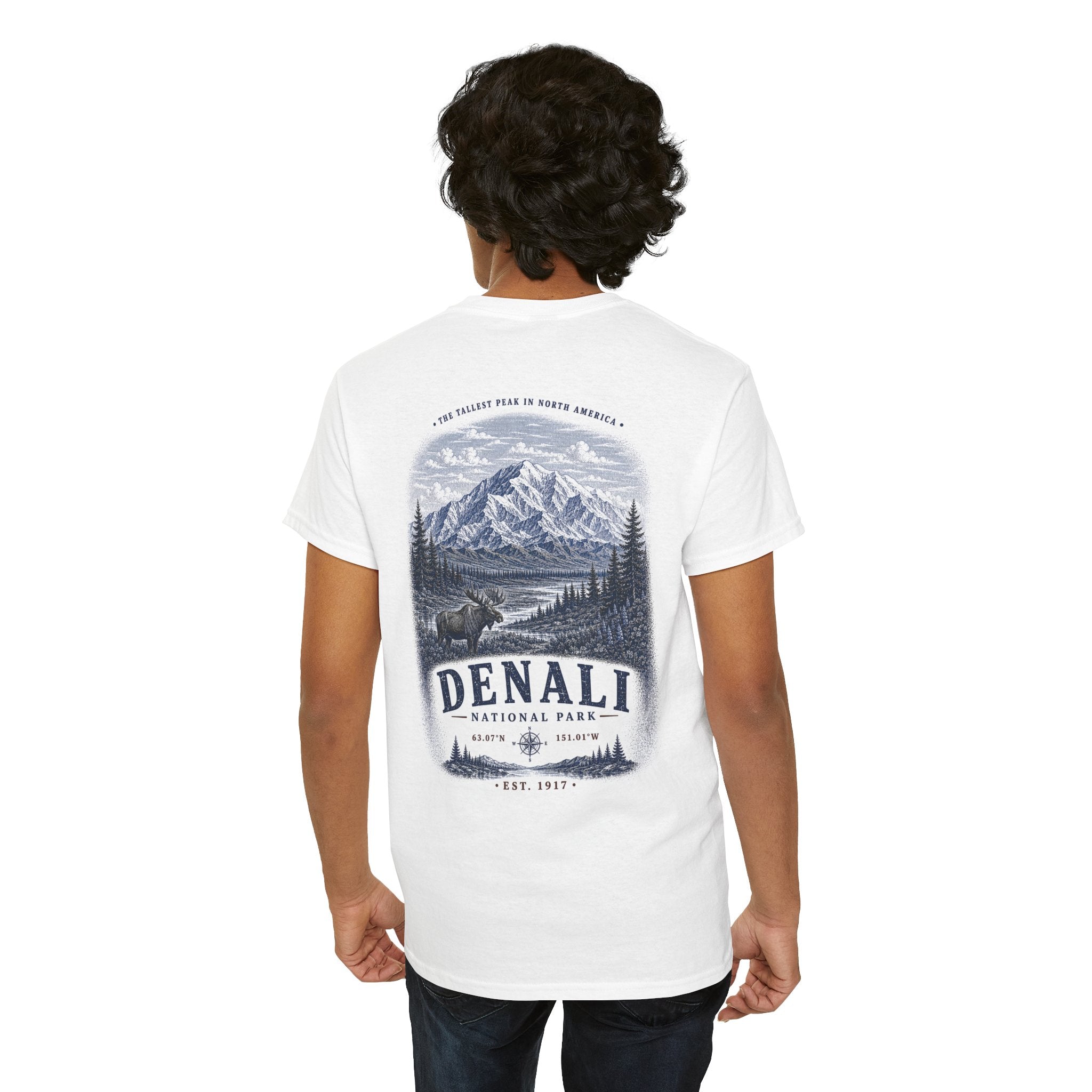 Denali National Park Scenic Mountain Landscape T‑Shirt