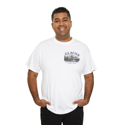 Glacier National Park Scenic Mountain Landscape T-Shirt