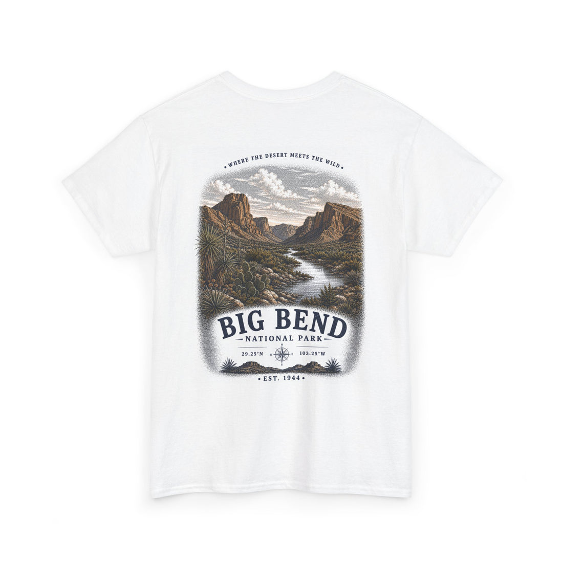 Big Bend National Park Scenic Vintage Nature Landscape T-Shirt