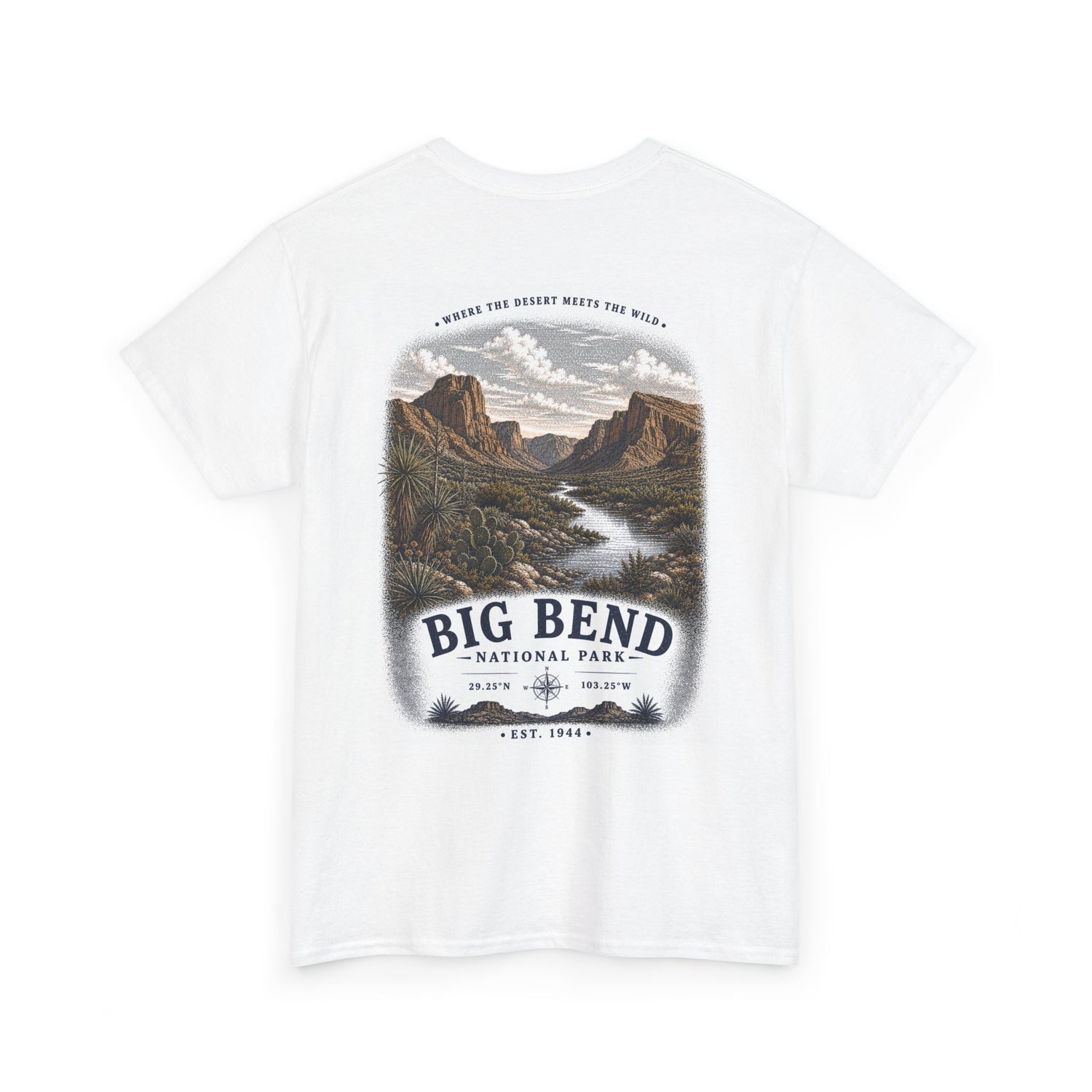Big Bend National Park Scenic Vintage Nature Landscape T-Shirt