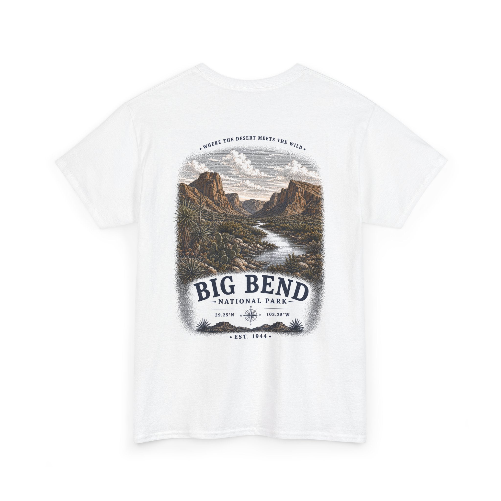 Big Bend National Park Scenic Vintage Nature Landscape T-Shirt