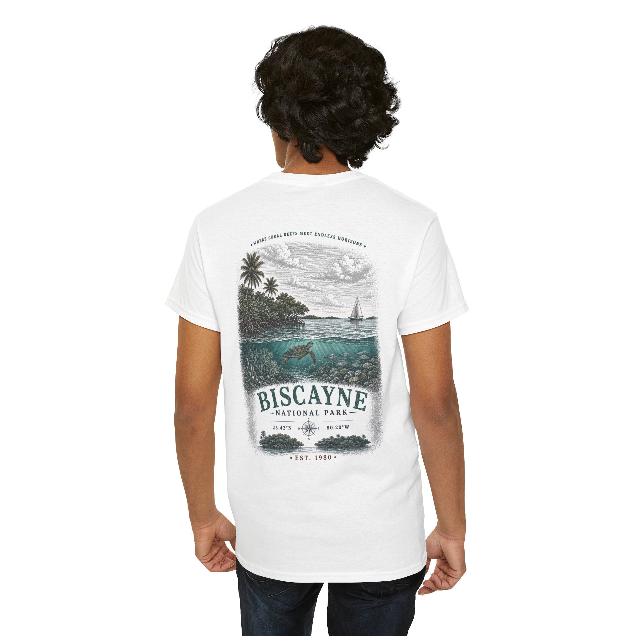 Biscayne National Park Scenic Coastal Ocean Landscape T-Shirt