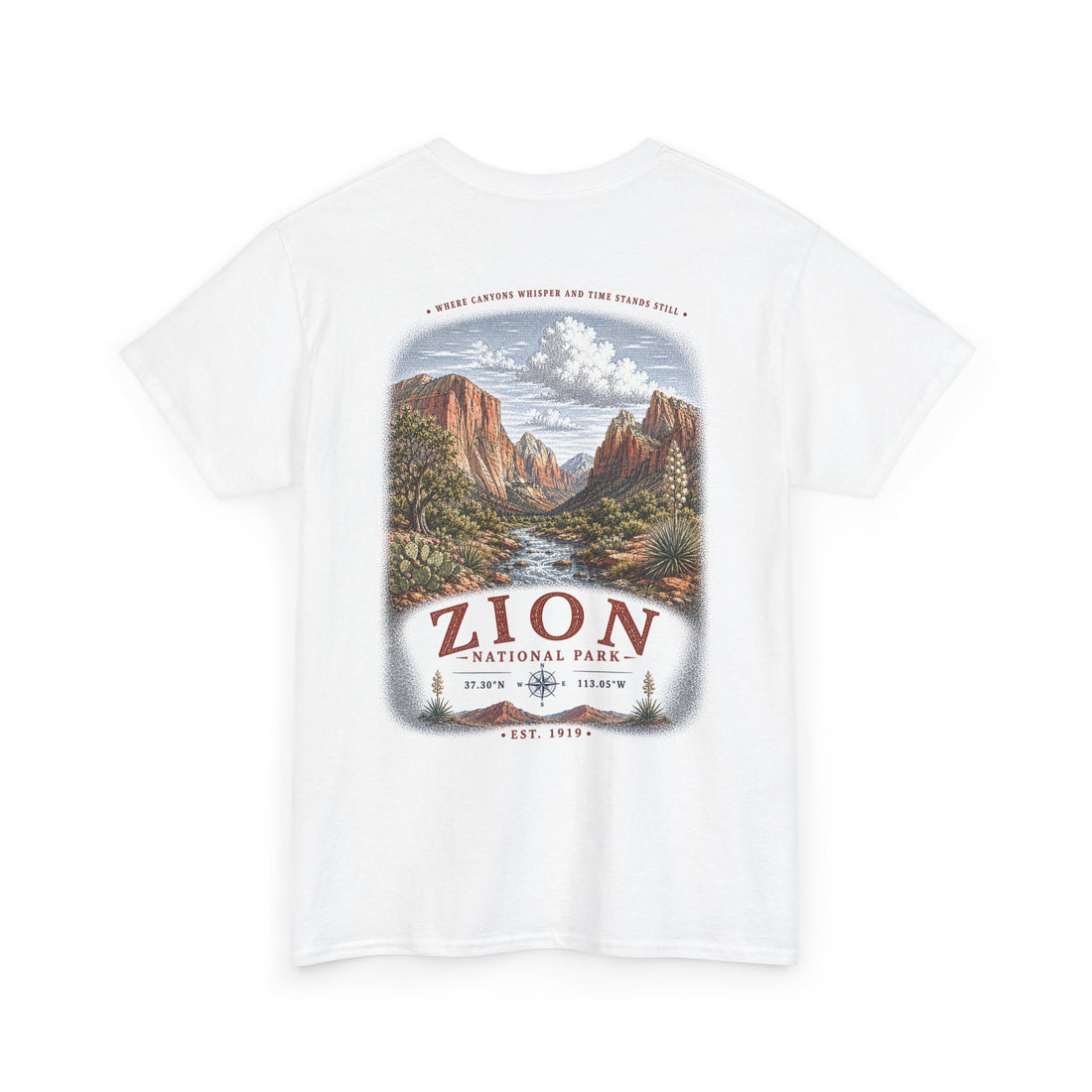 Zion National Park Scenic Canyon Landscape 