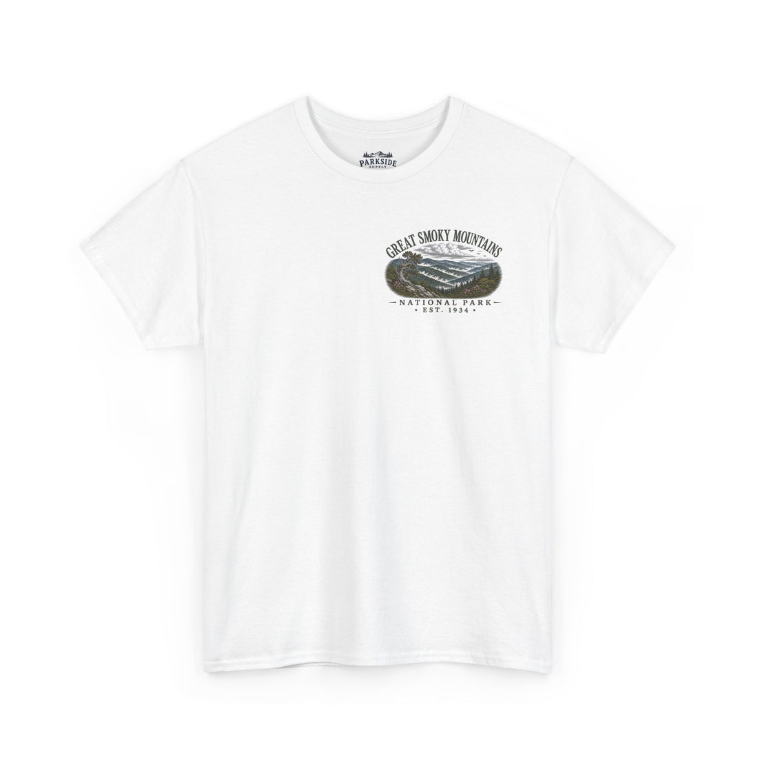 Great Smoky Mountains National Park Scenic Mountain Landscape T-Shirt