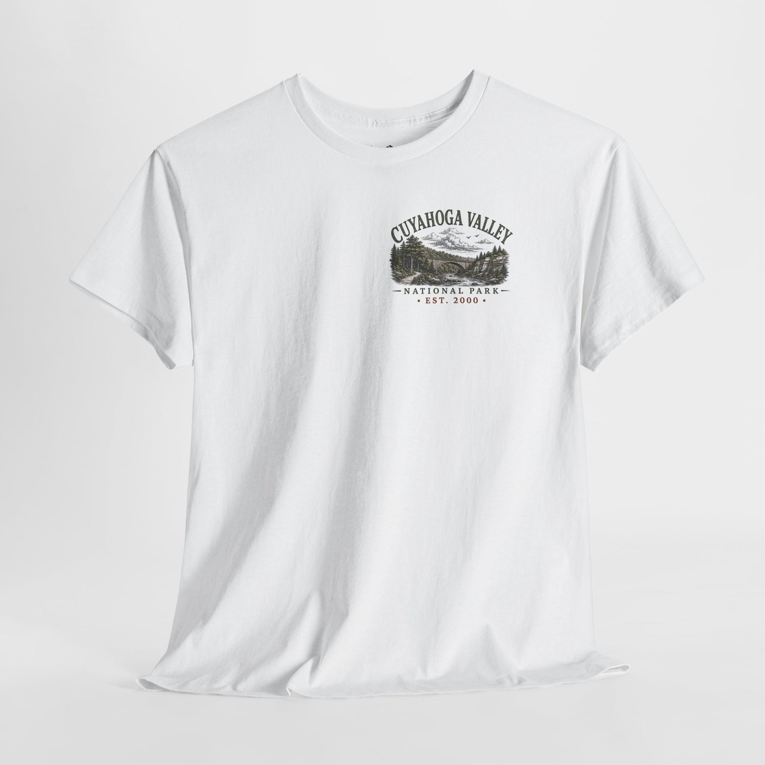Cuyahoga Valley National Park Scenic River &amp; Forest Landscape T-Shirt