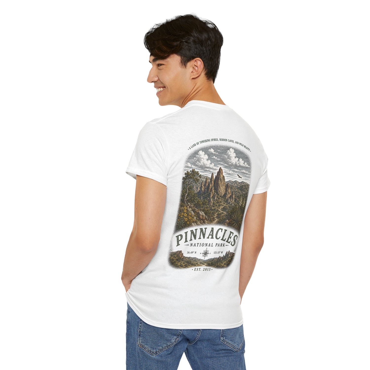 Pinnacles National Park Scenic Outdoor Landscape T-Shirt