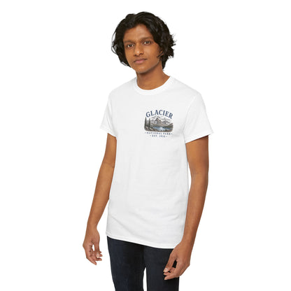 Glacier National Park Scenic Mountain Landscape T-Shirt