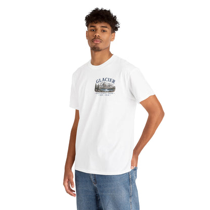 Glacier National Park Scenic Mountain Landscape T-Shirt