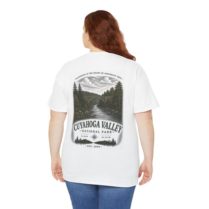 Cuyahoga Valley National Park Scenic River &amp; Forest Landscape T-Shirt