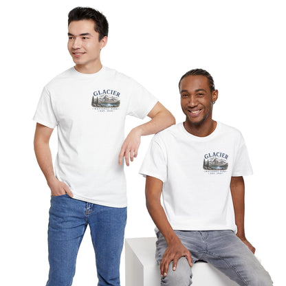 Glacier National Park Scenic Mountain Landscape T-Shirt